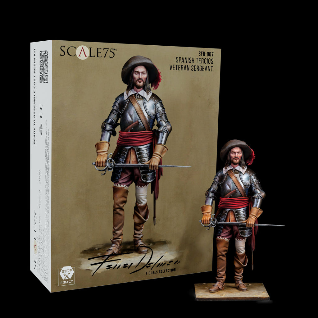 Scale 75 Figures Ferrer Dalmau Spanish Tercios; Veteran Sergeant