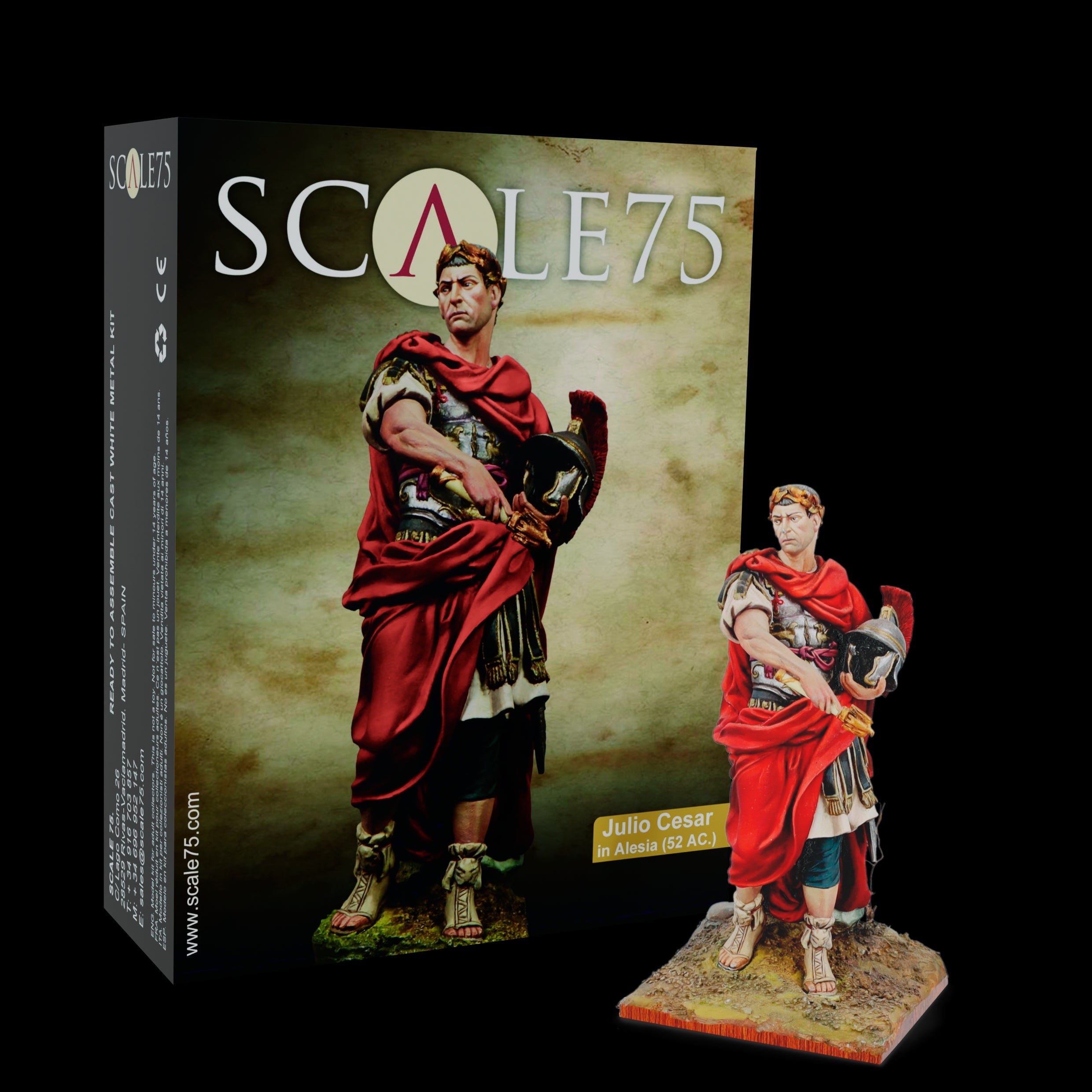 Scale 75 SCR-004 Figures Rome Julio Cesar In Alesia 75mm (9210244071661)