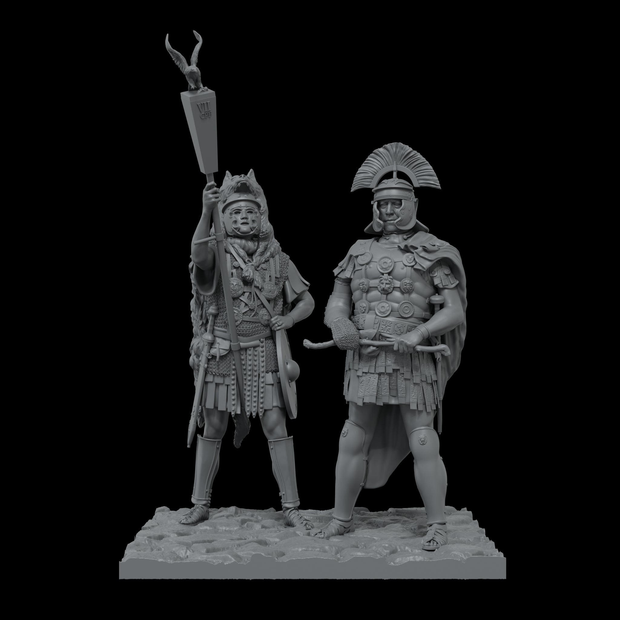 Scale 75 SCR-010 Figures Rome Centvrio Titvs Et Alqvilifer Lepidvs 75mm (9210244169965)