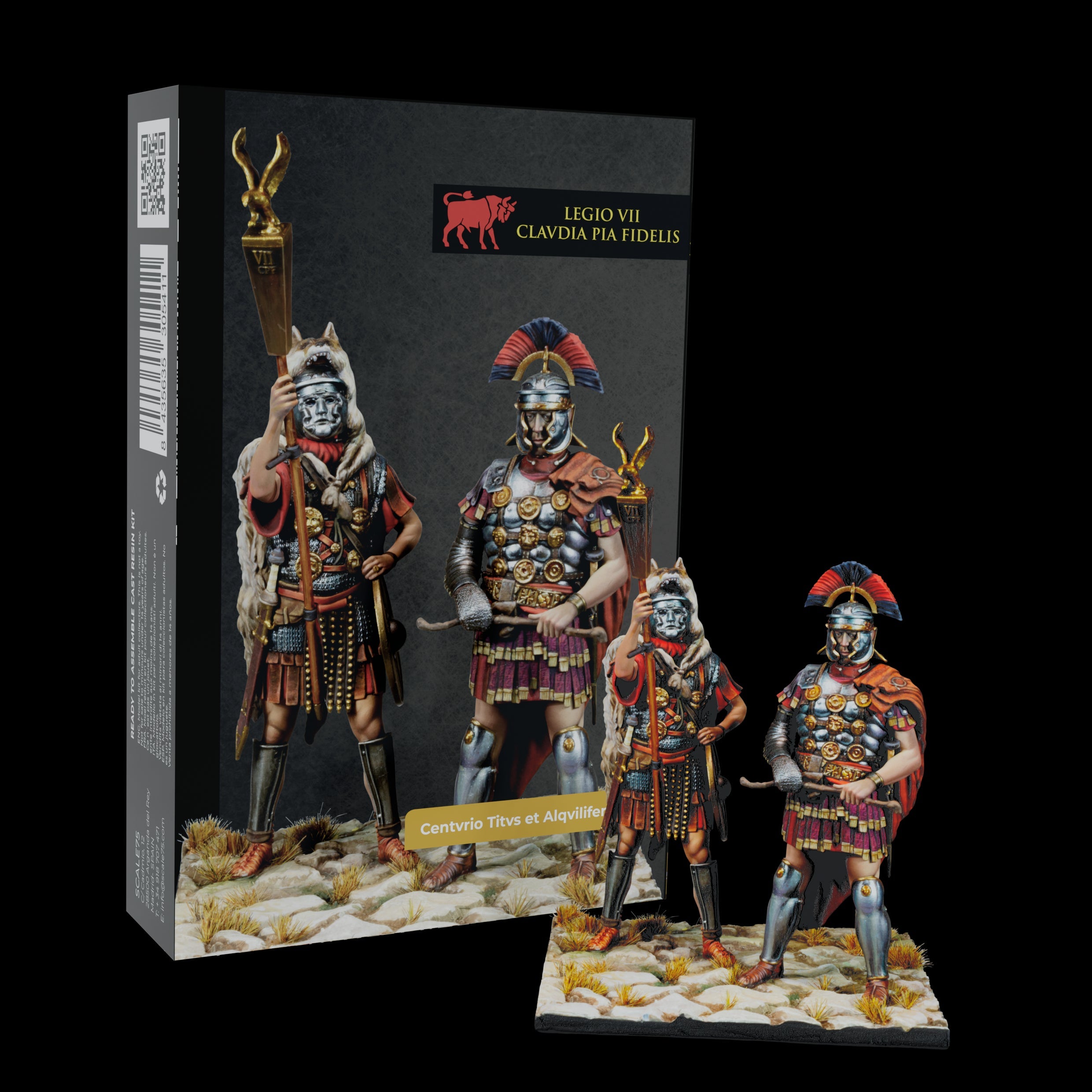 Scale 75 SCR-010 Figures Rome Centvrio Titvs Et Alqvilifer Lepidvs 75mm (9210244169965)