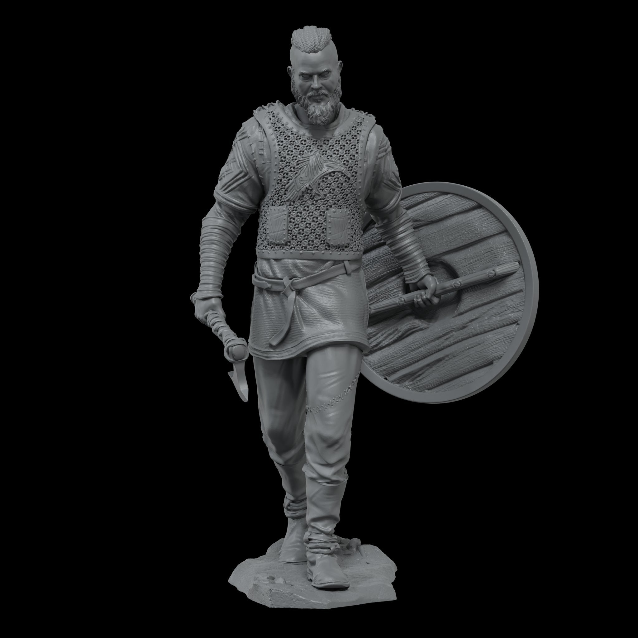 Scale 75 Figures Heroes and Legends Ragnar Lodbrok 75mm (2)