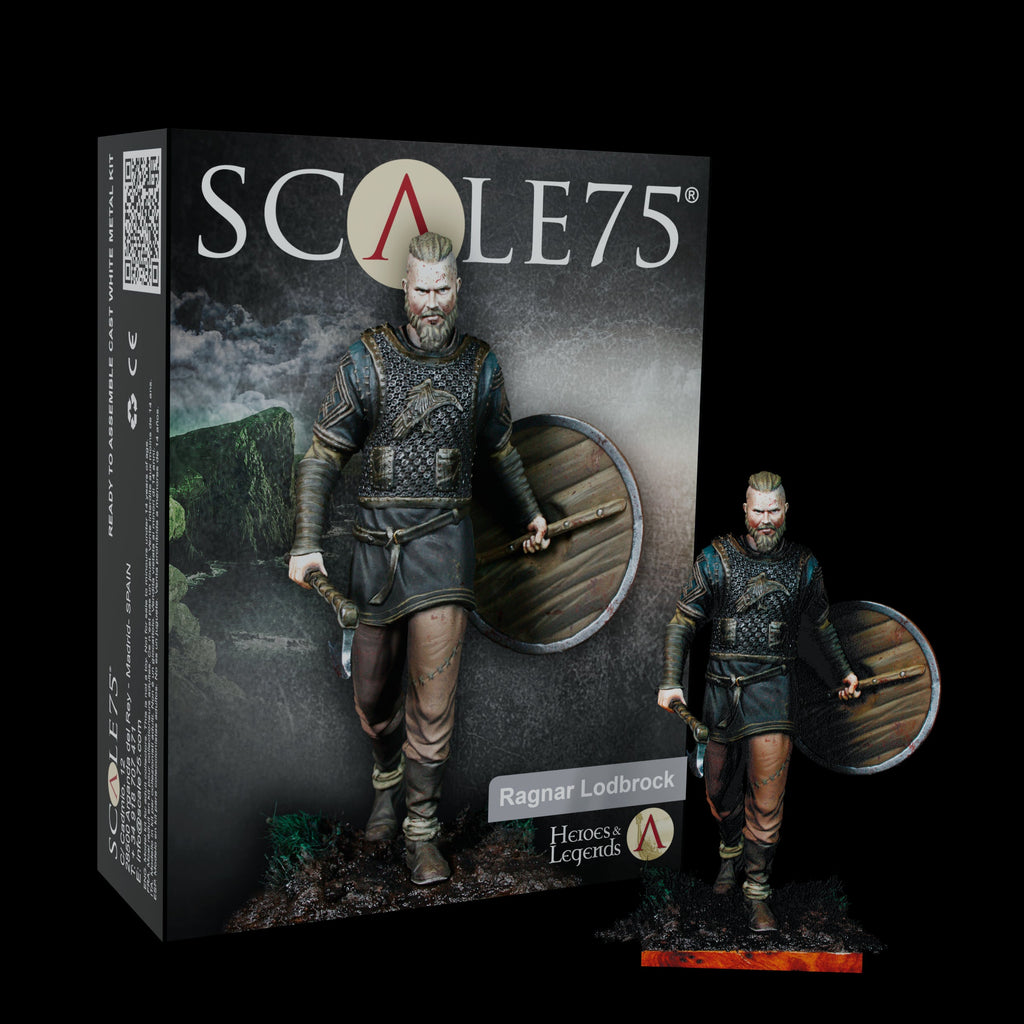 Scale 75 Figures Heroes and Legends Ragnar Lodbrok 75mm