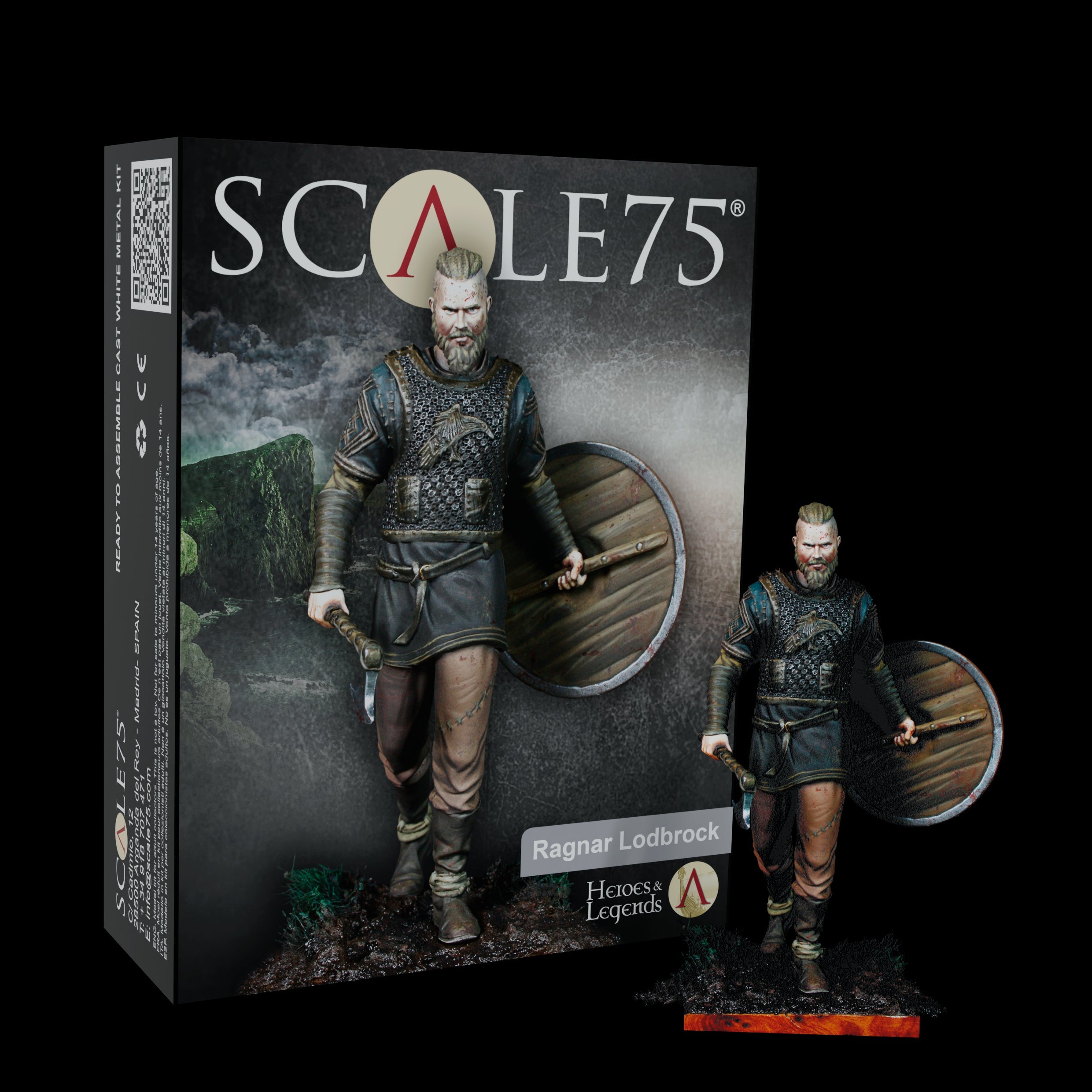 Scale 75 Figures Heroes and Legends Ragnar Lodbrok 75mm