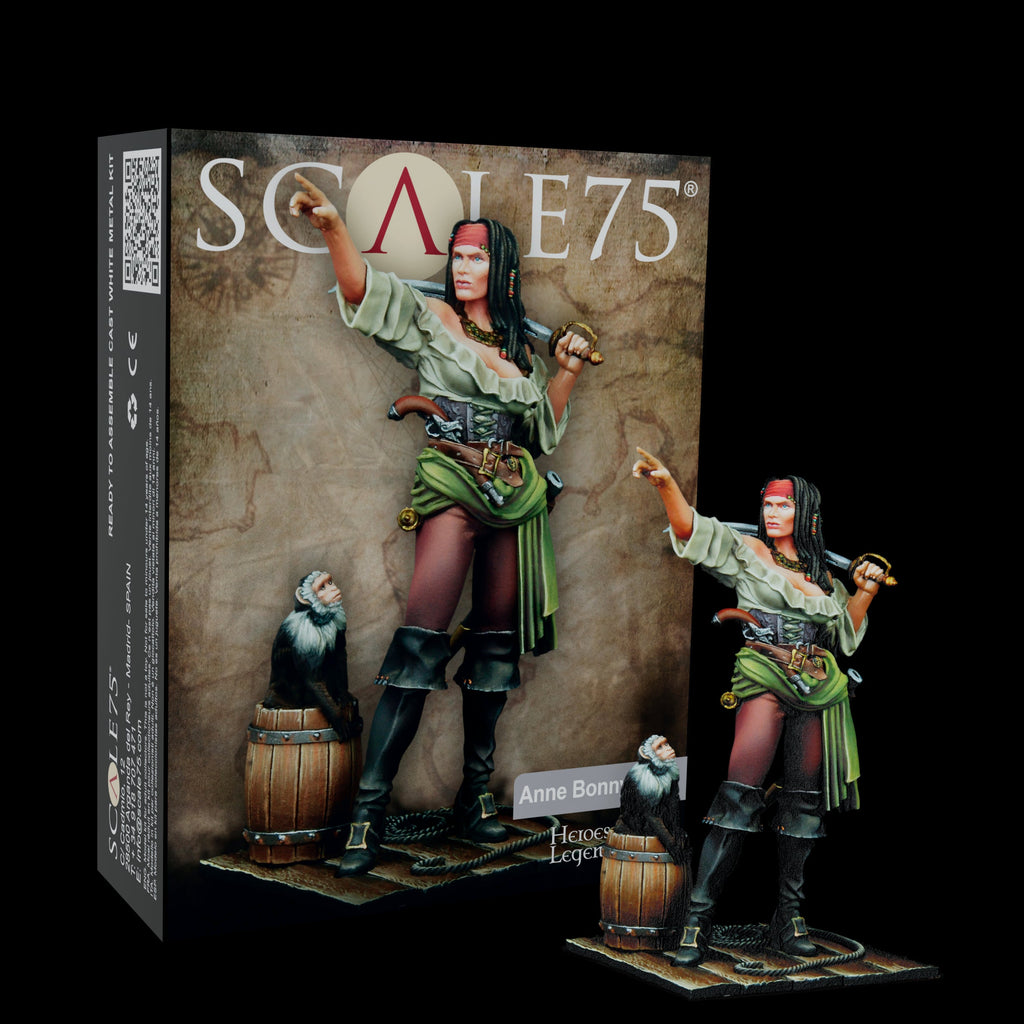 Scale 75 Figures Heroes and Legends Anne Bonny 75mm