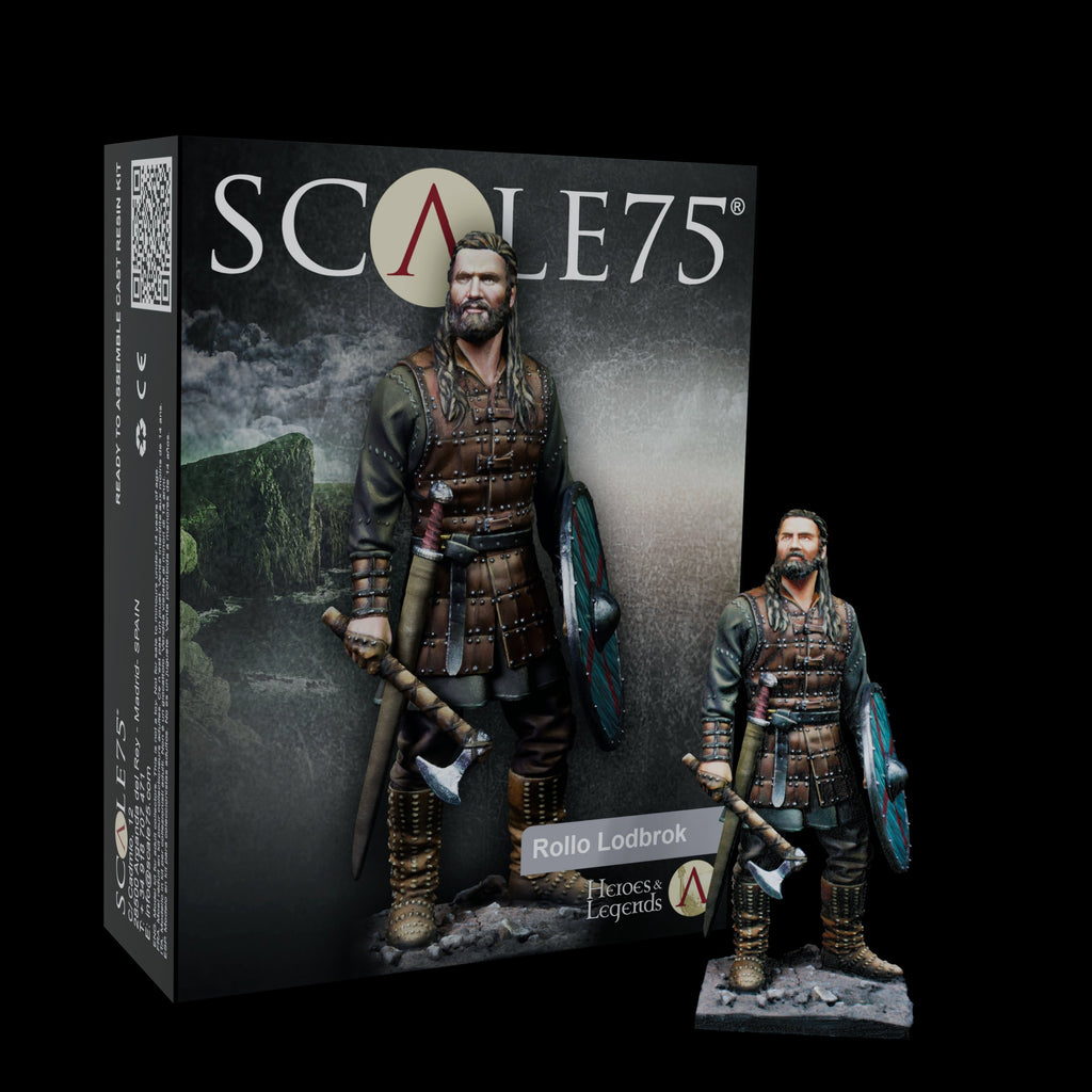 Scale 75 Figures Heroes and Legends Rollo Lodbrok 75mm