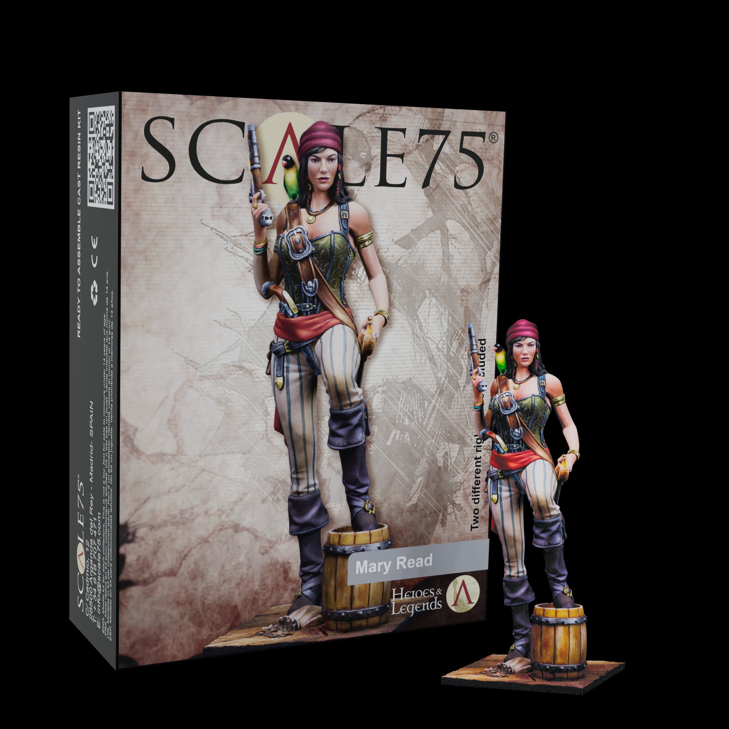 Scale 75 Figures Heroes and Legends Mary Read 75mm