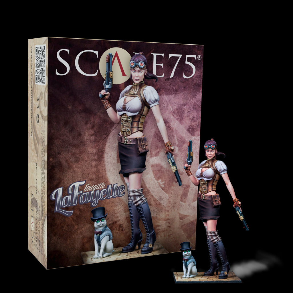 Scale 75 Figures Steam Wars Brigitte Lafayette 75mm