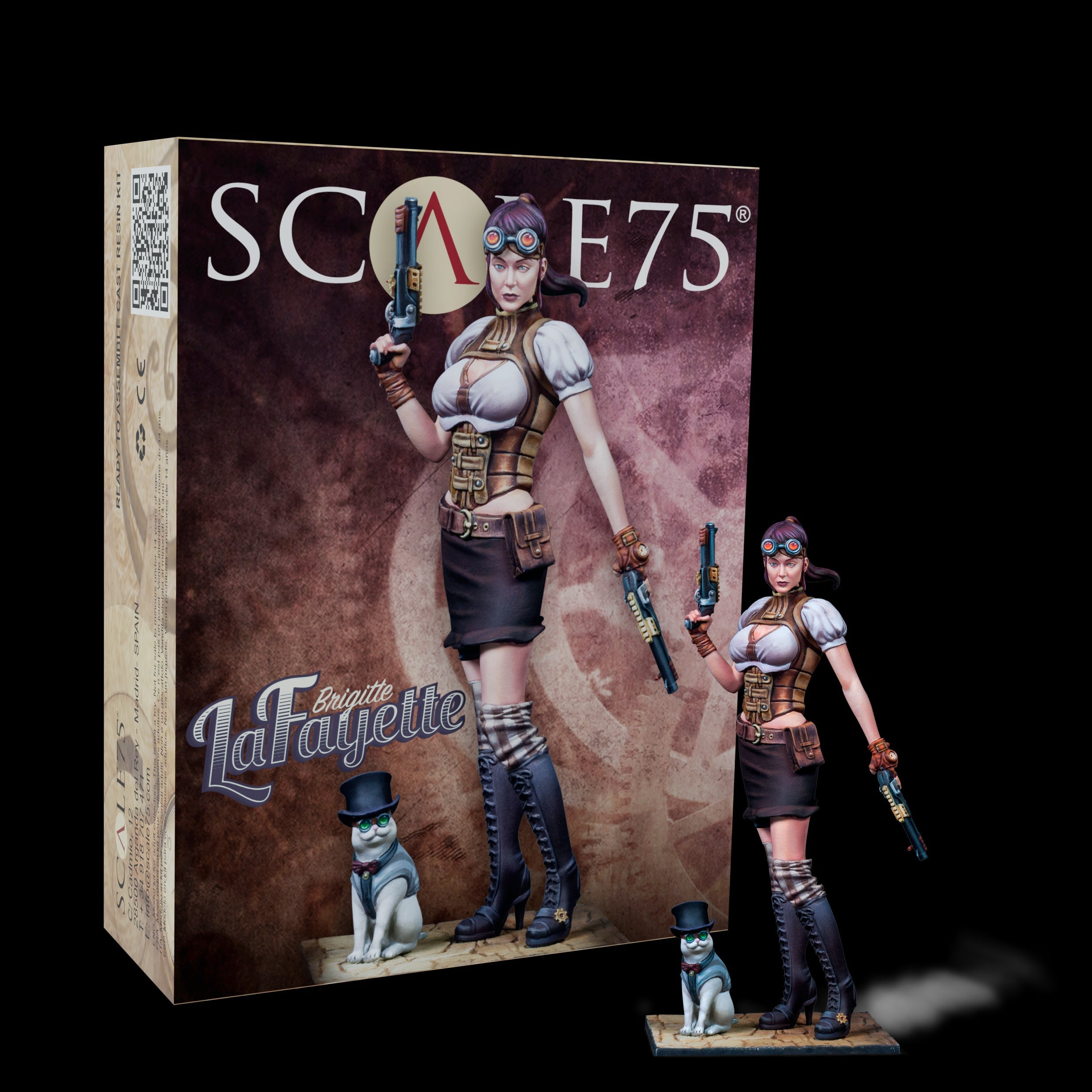 Scale 75 Figures Steam Wars Brigitte Lafayette 75mm
