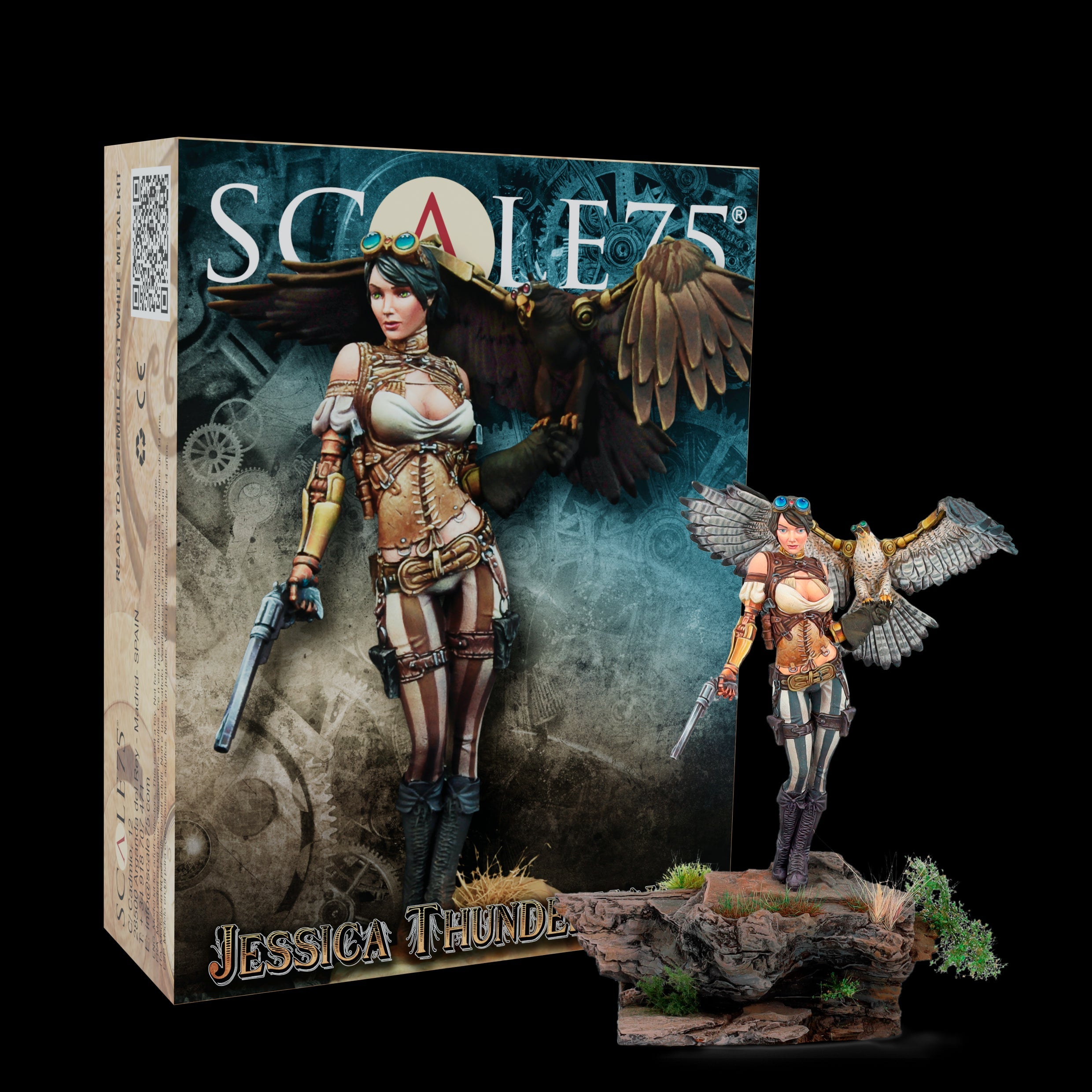 Scale 75 Figures Steam Wars Jessica Thunderhawk 75mm