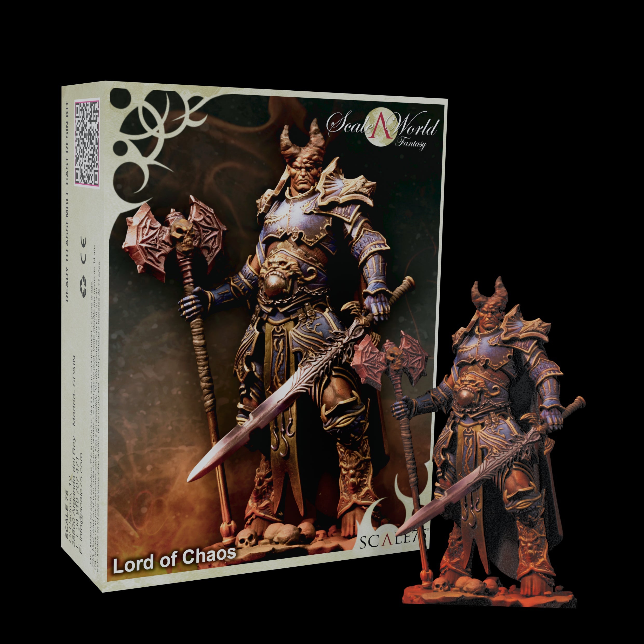 Scale 75 Figures Scale World Fantasy Lord Of Chaos 75mm