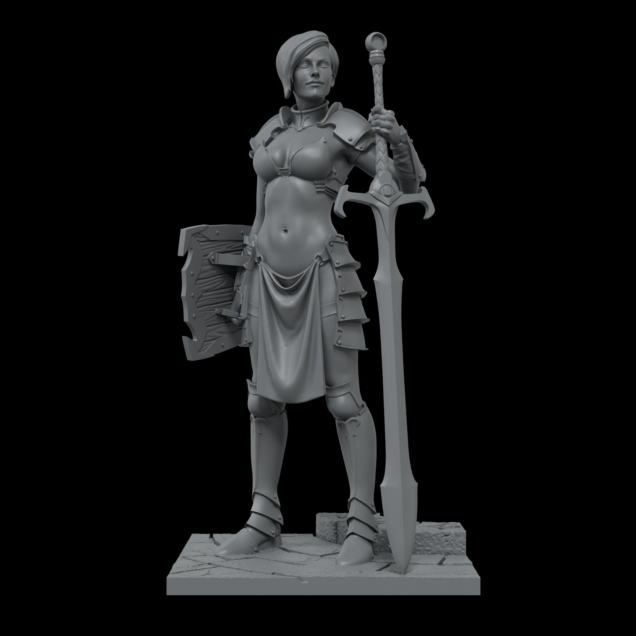 Scale 75 Figures Scale World Fantasy Keera Blade Of Justice 75mm (2)