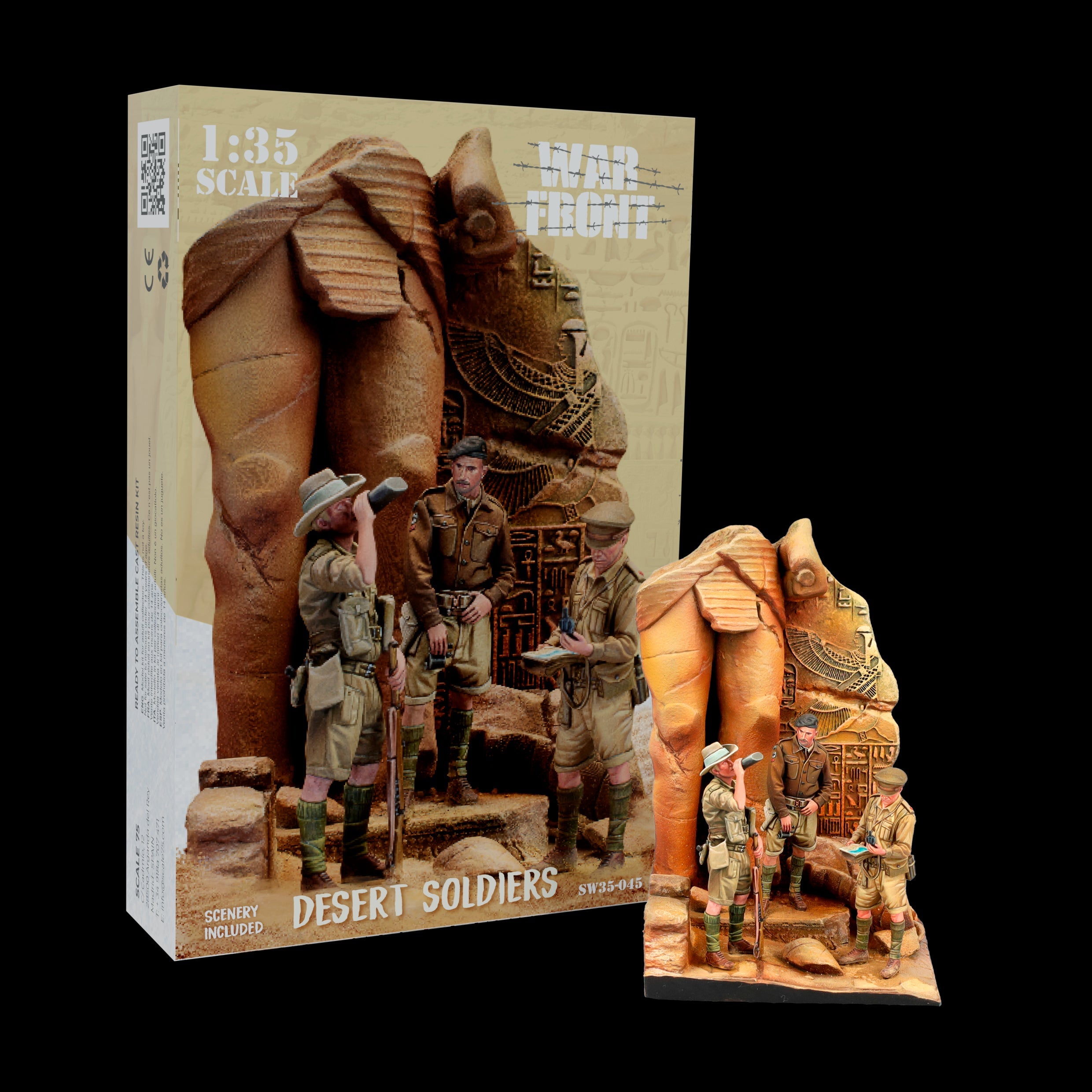 Scale 75 Figures Warfront Desert Rats 35mm