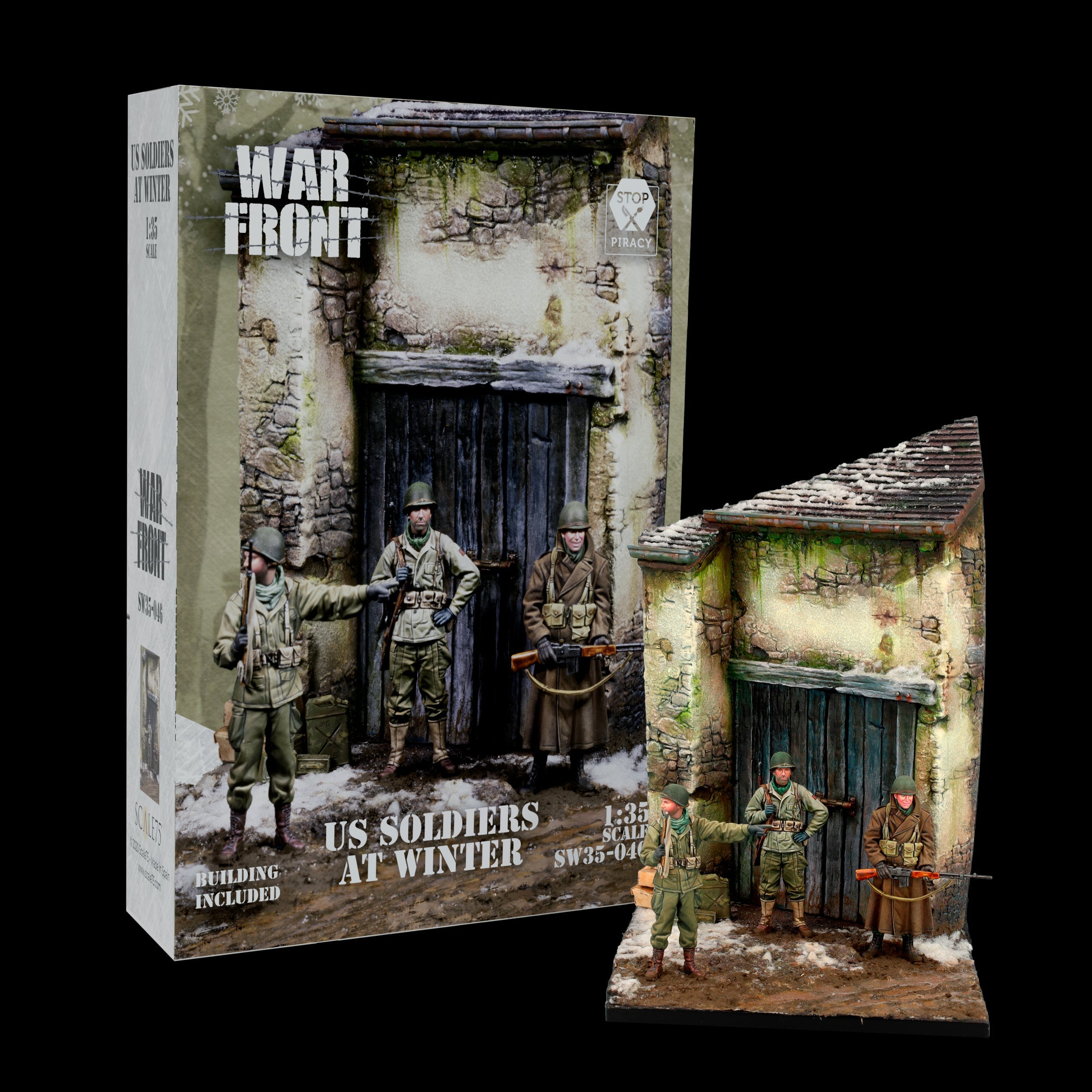 Scale 75 Figures Warfront Us Soldiers At Winter 35mm