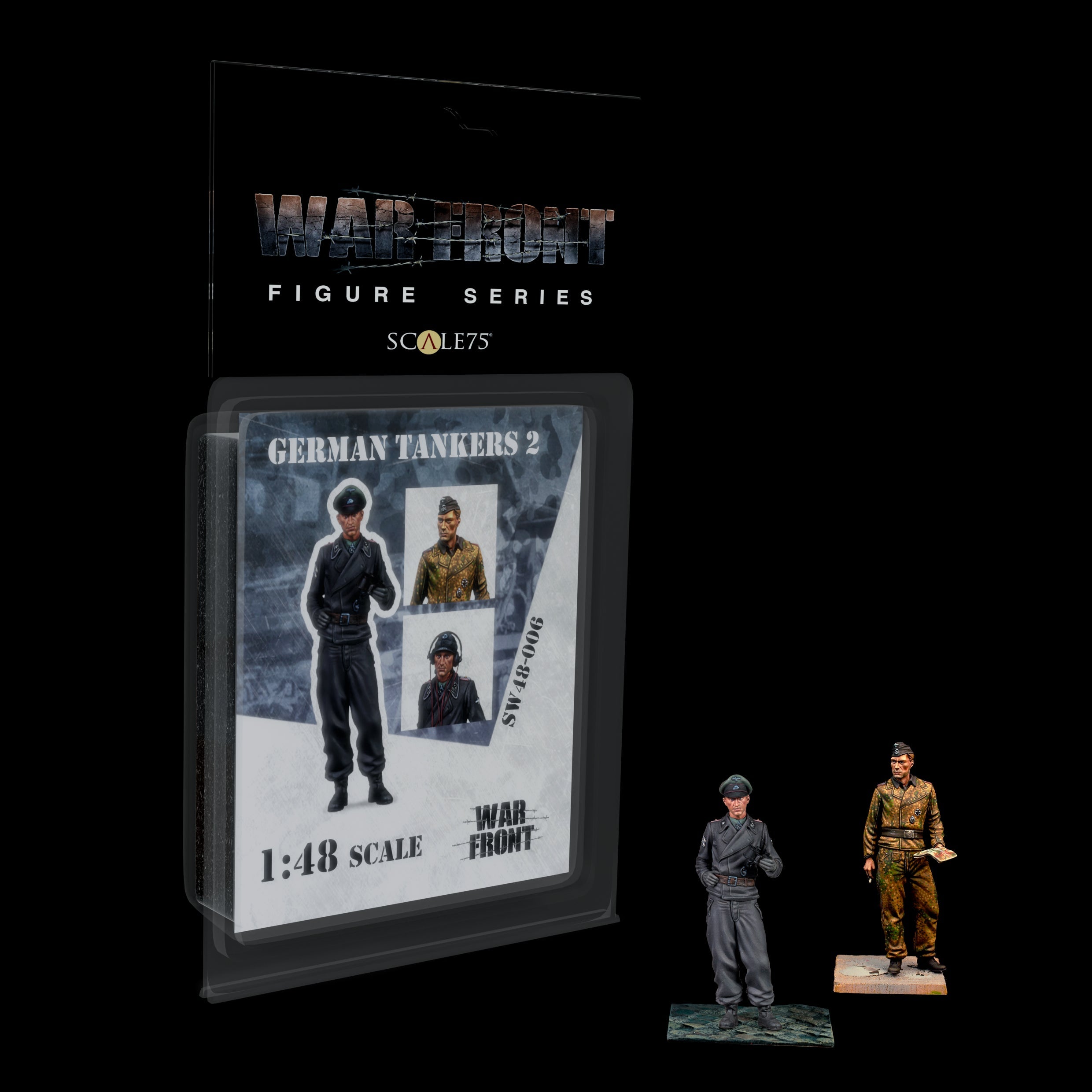 Scale 75 Figures Warfront German Tankers 2 1:48