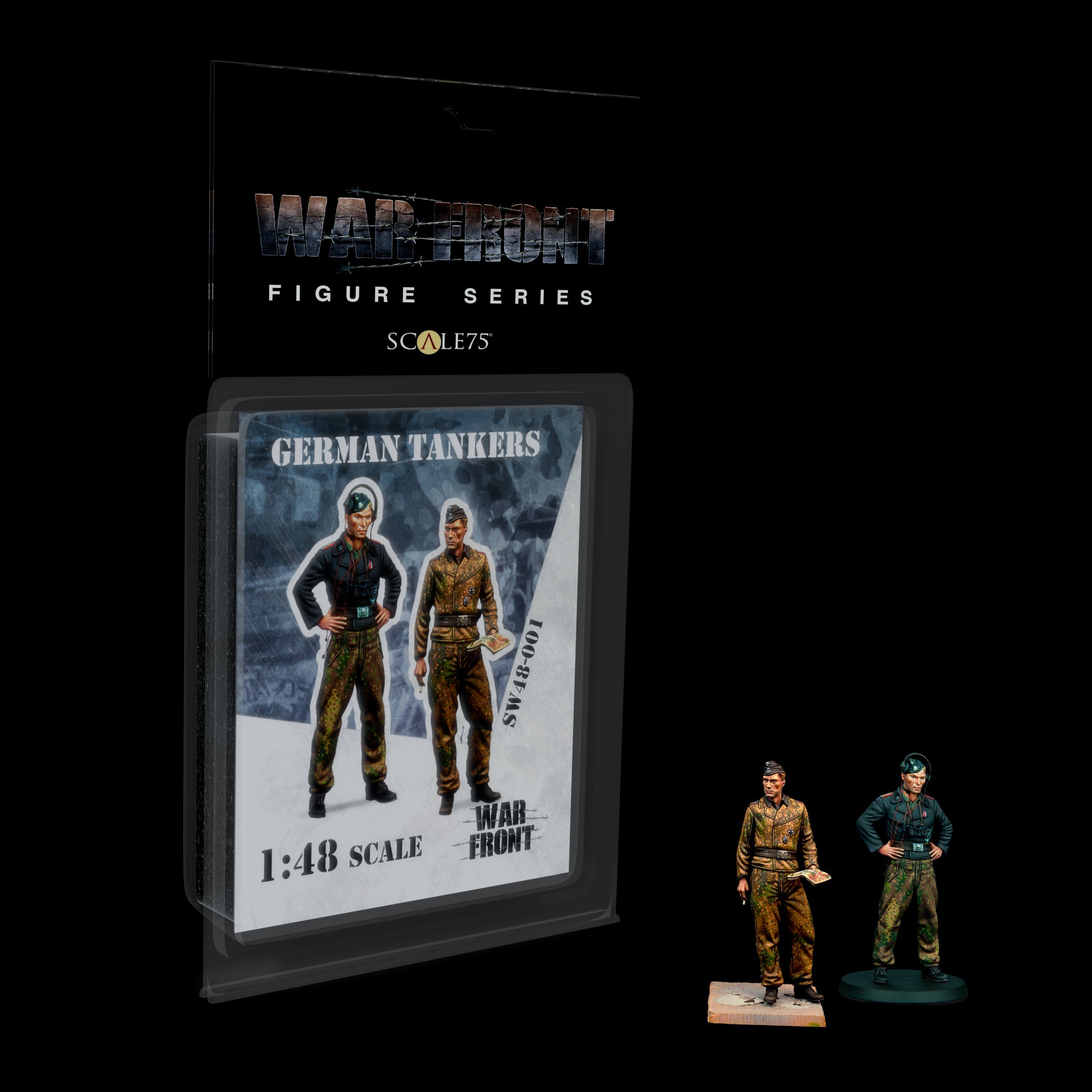Scale 75 Figures Warfront German Tankers 1:48