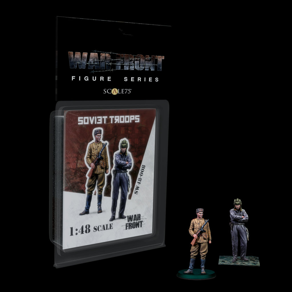 Scale 75 Figures Warfront Soviet Troops 1:48