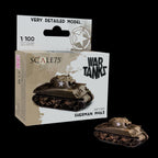 Scale 75 Figures War Tanks Sherman M4A3 1:100