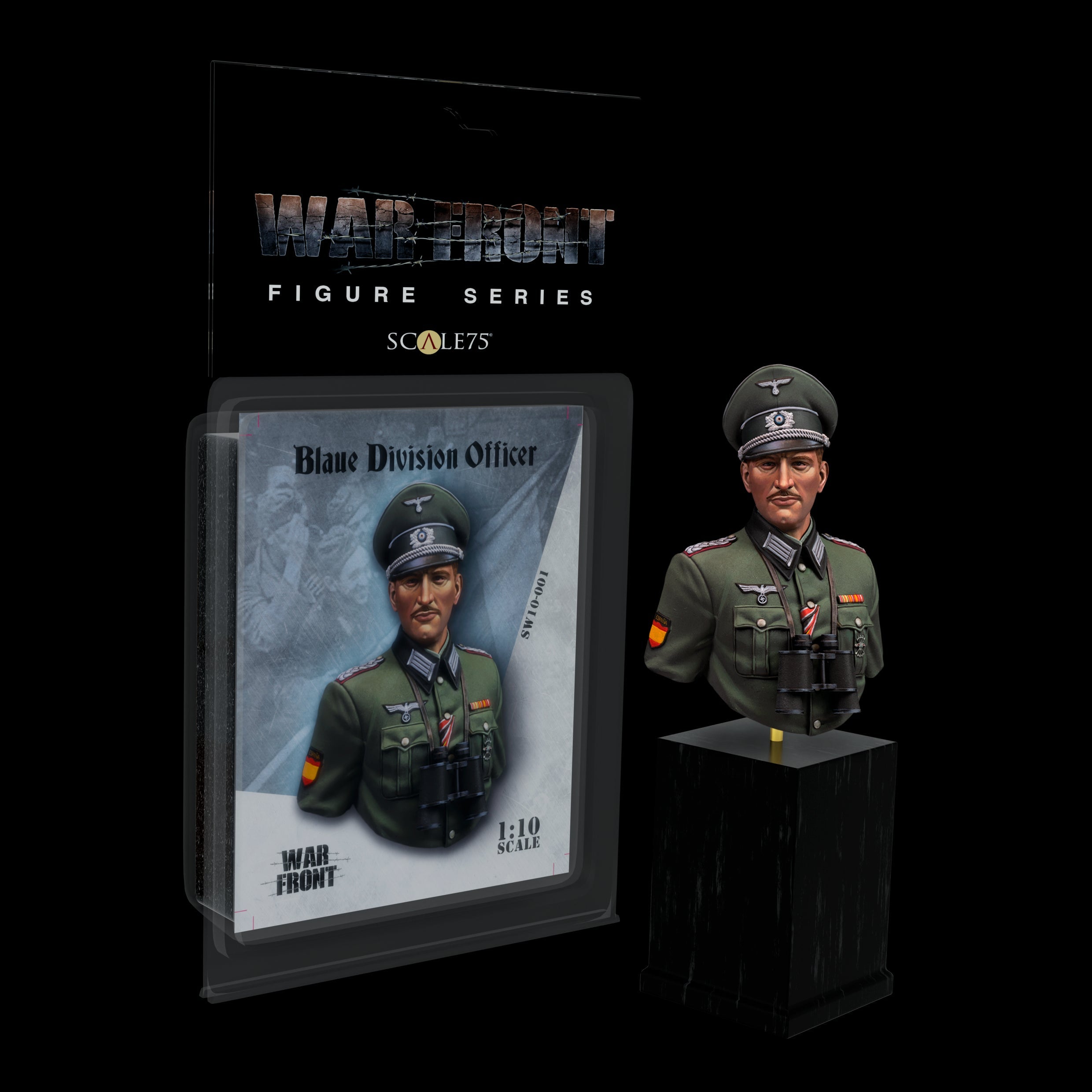 Scale 75 Busts Warfront Blaue Division Officer 1:10 (3)