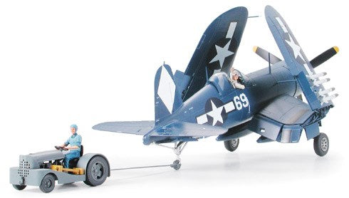 Tamiya 61085 1/48 Vought F4U-1D Corsair w/"Moto-Tug" Aircraft Series No.85