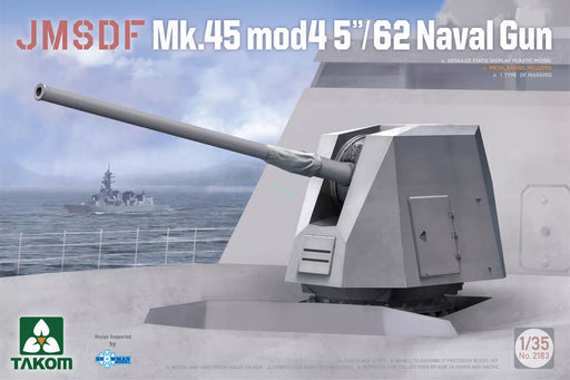 Takom 2183 1/35 JMSDF Mk.45 Mod4 5/62 Naval Gun (8967474446573)