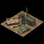 Scale 75 Figures Warfront German Supplies Ammo Boxes And