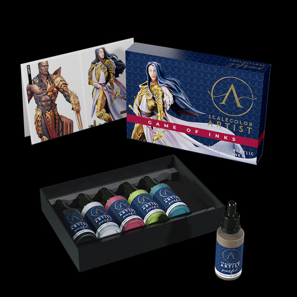 Scale 75 Scalecolor Artist Game of Inks Paint Set