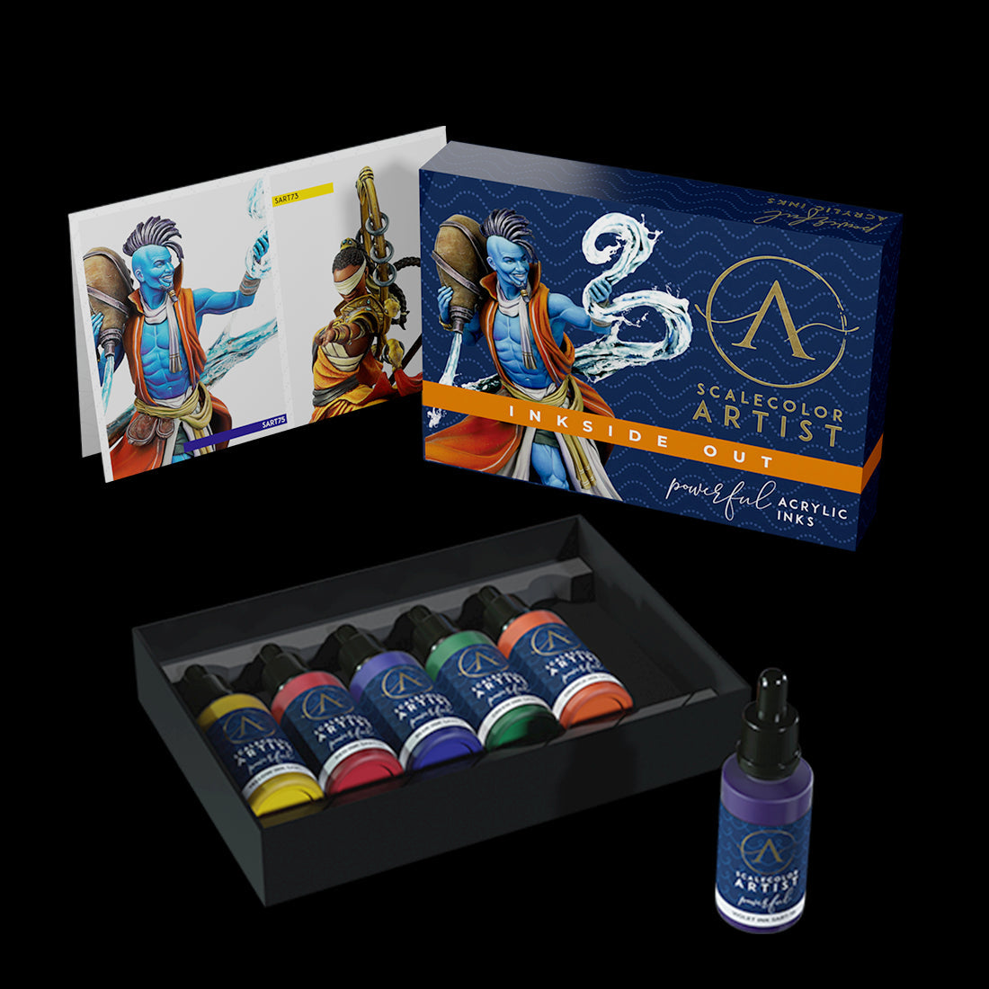 Scale 75 SSAR-014 Scalecolor Artist Inkside Out Paint Set (9210243285229)