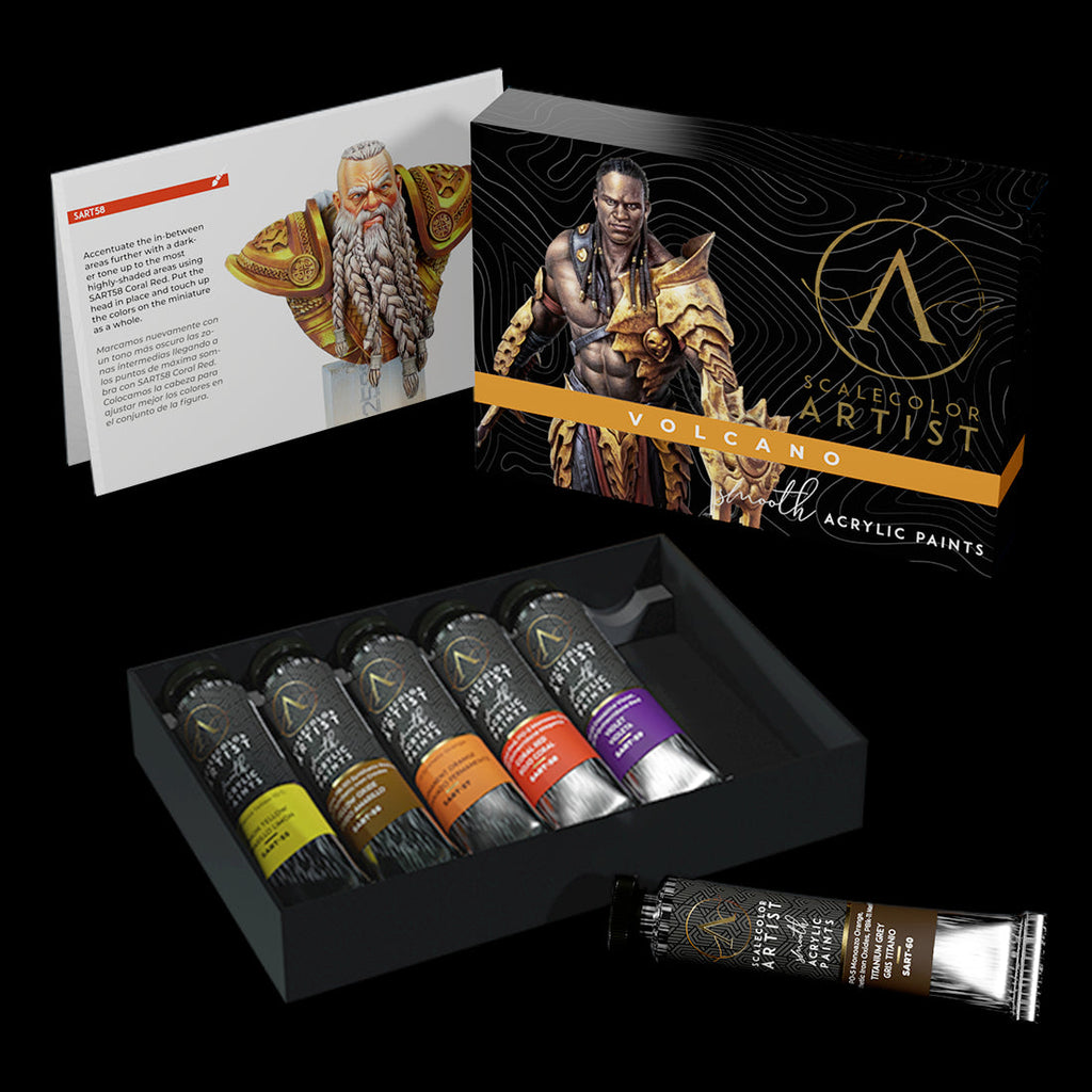 Scale 75 SSAR-011 Scalecolor Artist Volcano Paint Set (9210243186925)
