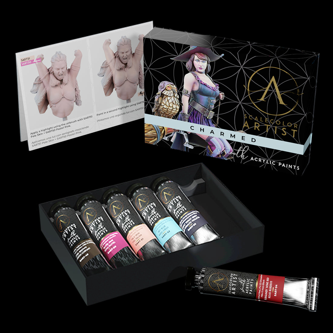 Scale 75 SSAR-010 Scalecolor Artist Charmed Paint Set (9210243154157)