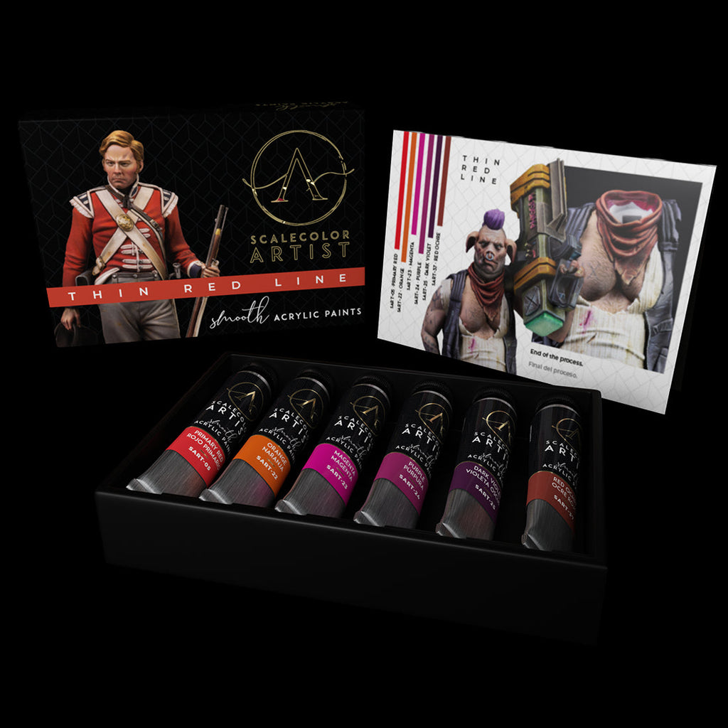 Scale 75 Scalecolor Artist Thin Red Line Paint Set