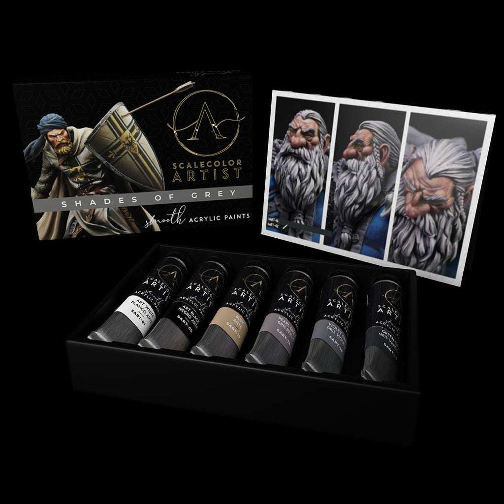 Scale 75 Scalecolor Artist Shades of Grey Paint Set