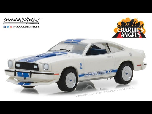 GreenLight 44790-A 1/64 Jill Munroe's 1976 Ford Mustang II Cobra II - Charlie's Angels (8868014883053)