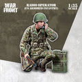 Scale 75 Figures Warfront Radio Operator Us Armored Infantry 35mm