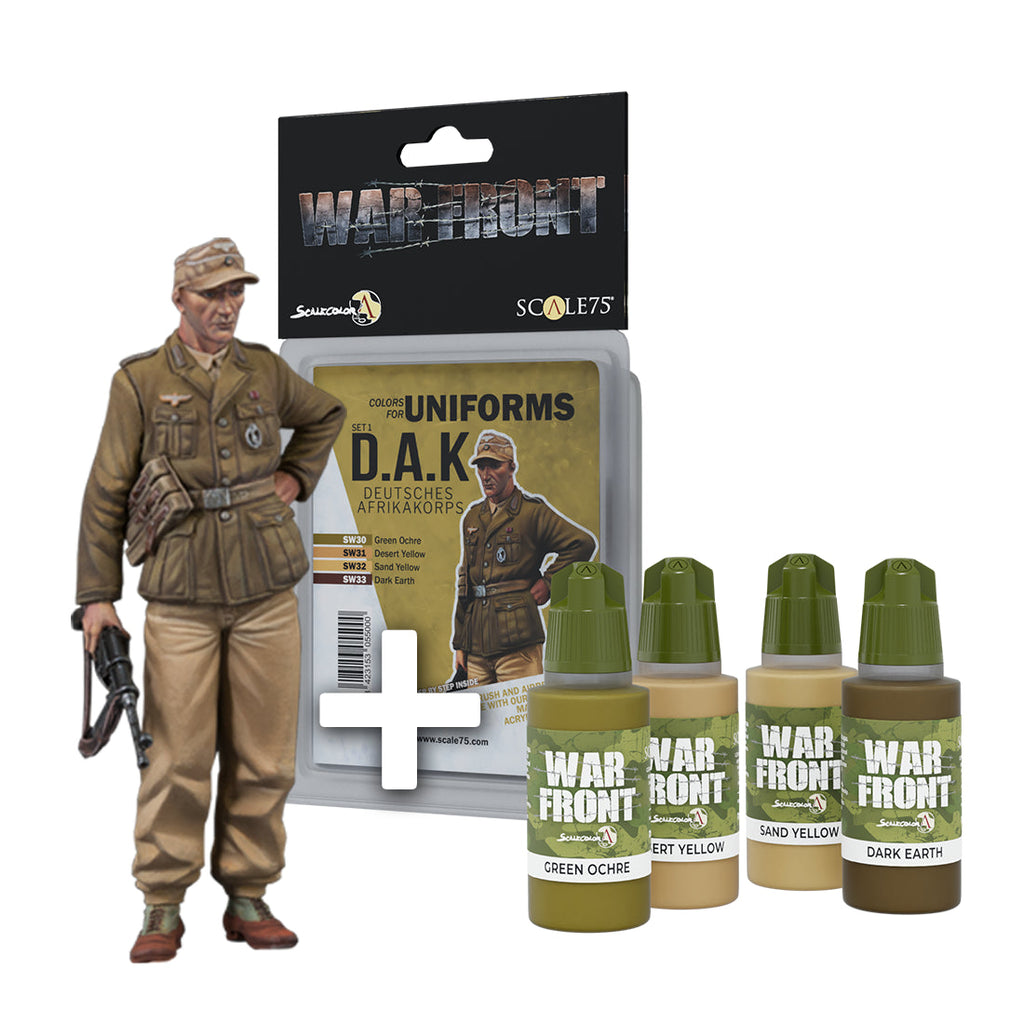 Scale 75 Figures Warfront Pack Gefreiter Dak + Dak Paint Set 1