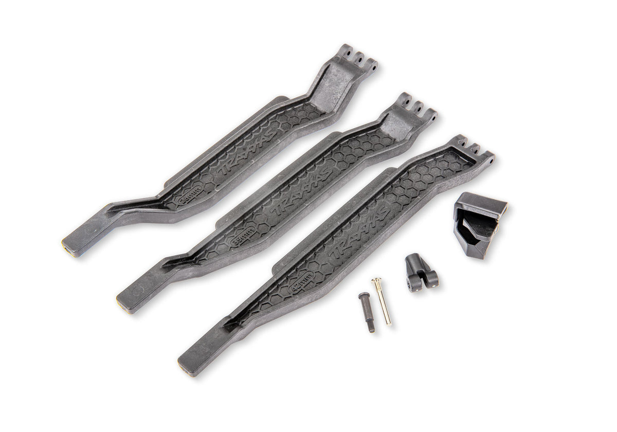 Traxxas Battery Hold-Down &amp; Clip Set for 6723 Chassis 162mm Compartment Slate Grey RC Car Accessory - 6726X-SLGRY - TRX6726X-SLGRY