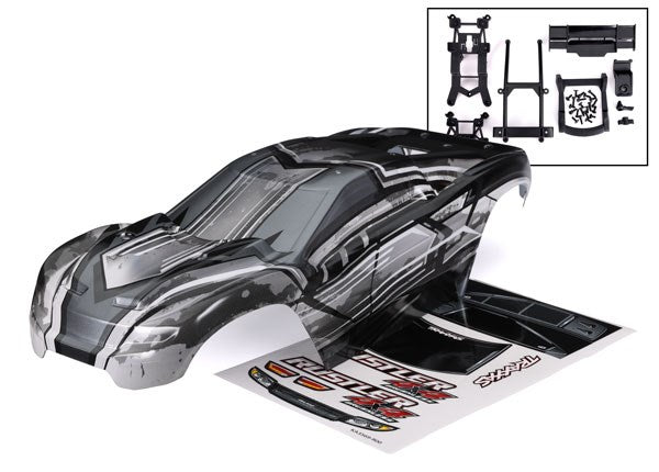 Traxxas 6740L BODY RUSTLER 4X4 PROGRAPHIX/DECALS (8374111371501)