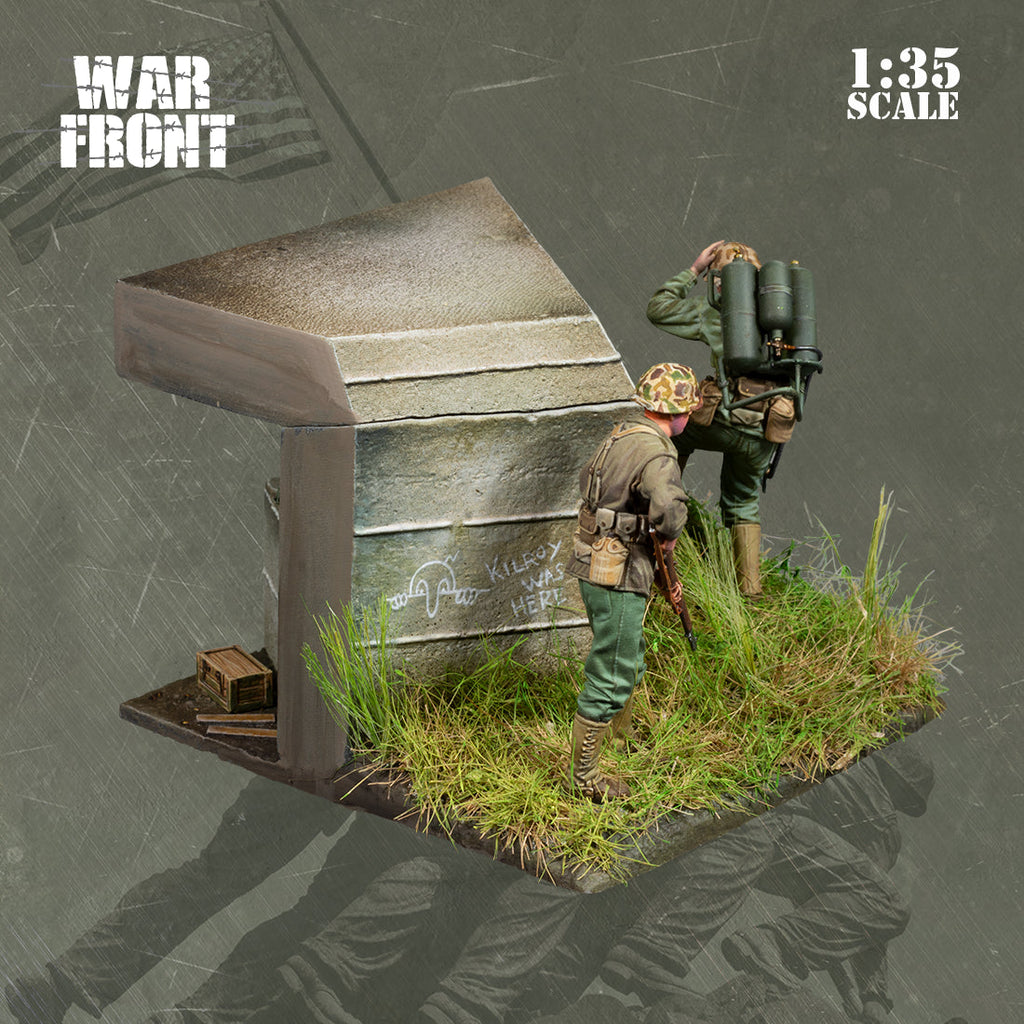 Scale 75 Figures Warfront Bunker Run (The Pacific 1944-1945) 35mm (5)