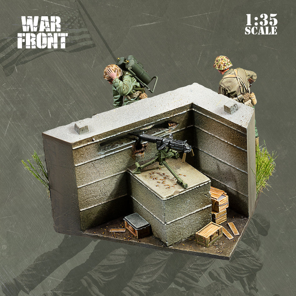 Scale 75 Figures Warfront Bunker Run (The Pacific 1944-1945) 35mm (6)