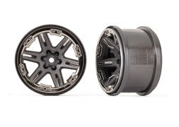 Traxxas 6772-BLKCR WHEELS RXT GRAPHITE GRAY 2.8 (8374112878829)