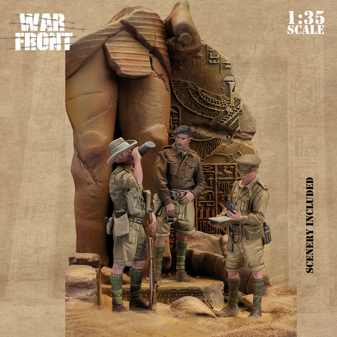 Scale 75 Figures Warfront Desert Rats 35mm (6)
