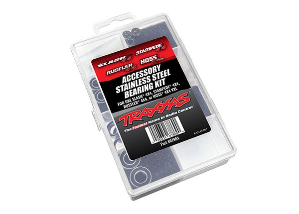 Traxxas 6786X BALL BEARING KIT STAINLESS 4X4 CMPLT