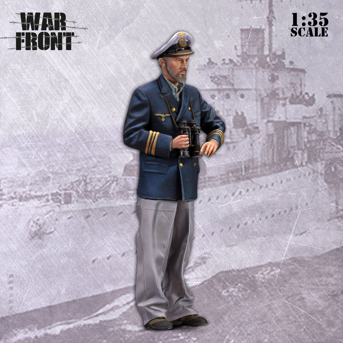 Scale 75 Figures Warfront U-Boat Commander 35mm (4)