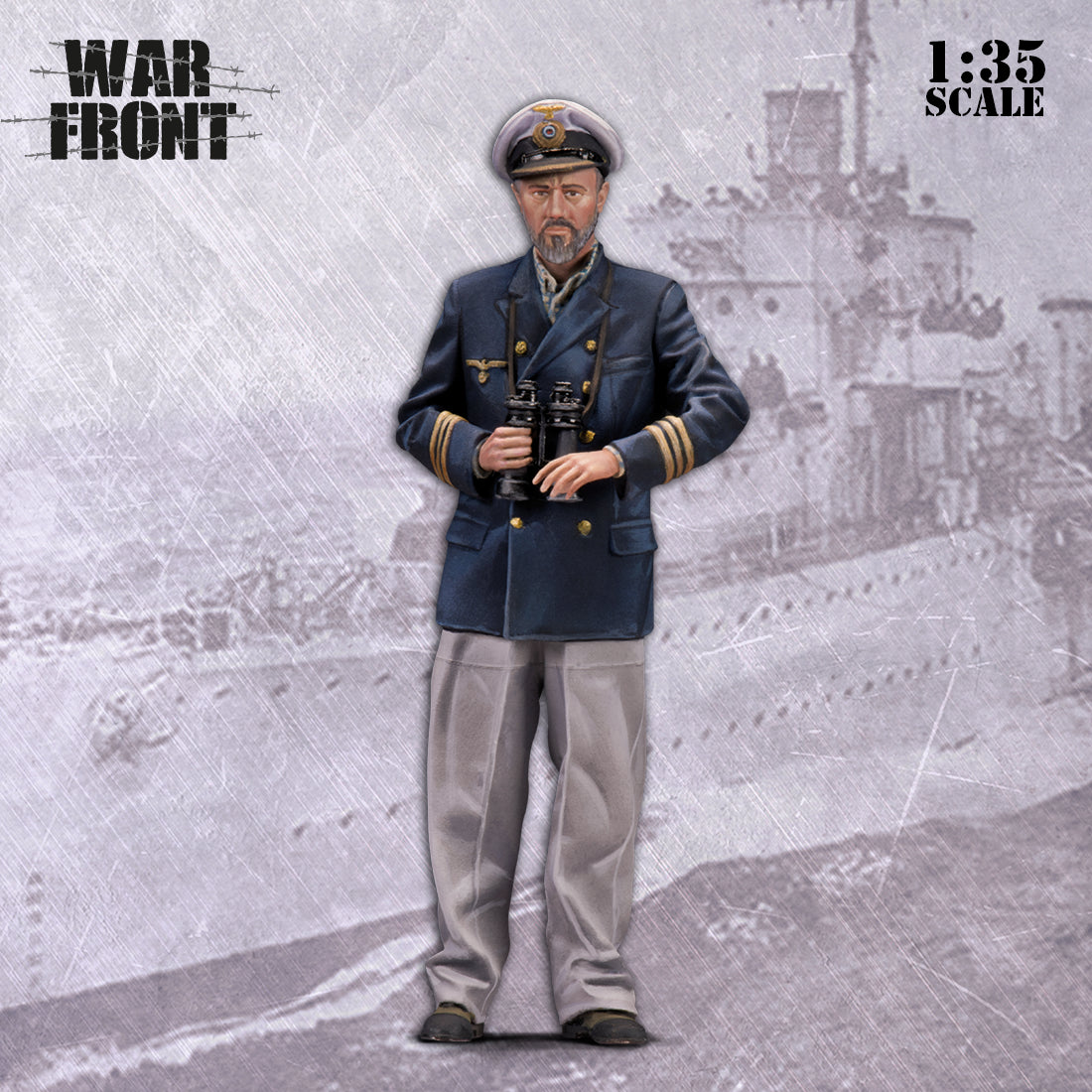 Scale 75 Figures Warfront U-Boat Commander 35mm (3)