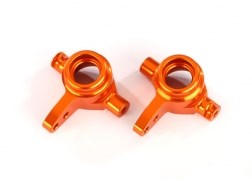 Traxxas 6837A STEERING BLOCKS ALUM ORANGE