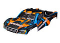 Traxxas Slash 4X4 Orange/Blue Clipless 1/10 Scale RC Car Body