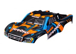 Traxxas Slash 4X4 Orange/Blue Clipless 1/10 Scale RC Car Body