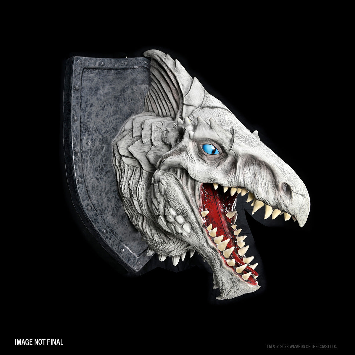 WizKids D&D Replicas of the Realms: White Dragon Trophy Plaque