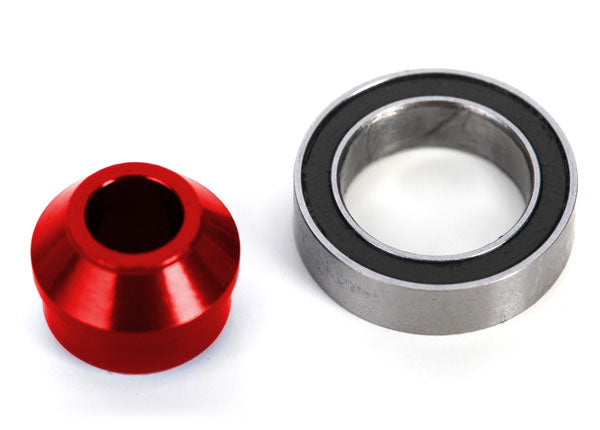 Traxxas 6893-RED Bearing Adapter Aluminium Red (8873559392493)