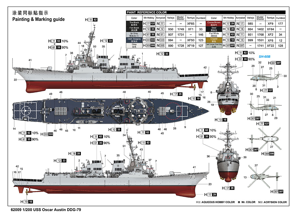 I Love Kit 1/200 USS Oscar Austin DDG-79 (2)