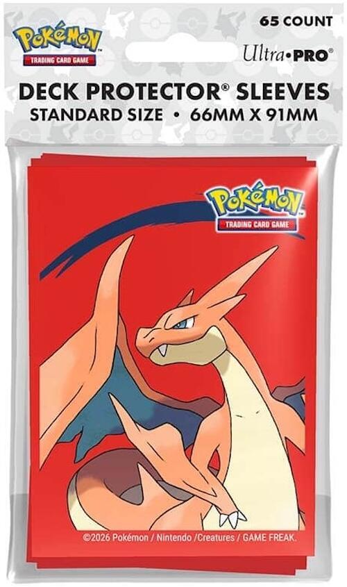 Ultra Pro Pokemon: Mega Charizard Y 65 Count Deck Protector Sleeves - UP16731